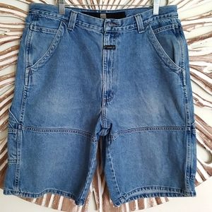 Girbaud Jean Shorts, sz 36, BLUE